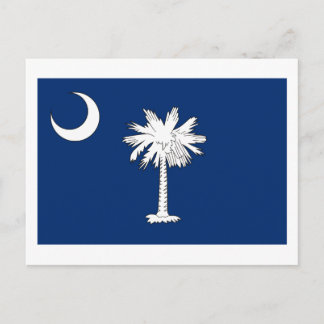 Carte postale Drapeau Caroline du Sud