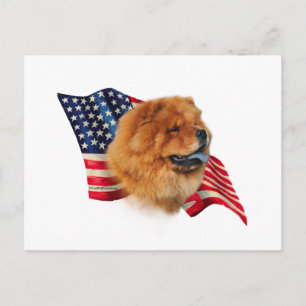 Carte Postale Drapeau Chow Chow