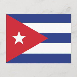 Carte Postale Drapeau clair de Cuba
