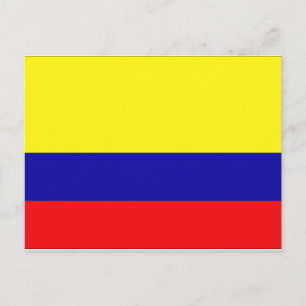 Carte Postale Drapeau Colombie