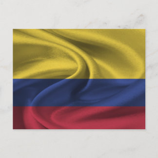 Carte Postale Drapeau Colombie