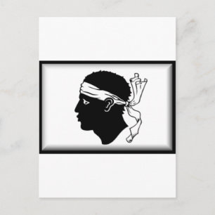 Carte Postale Drapeau Corse (France)