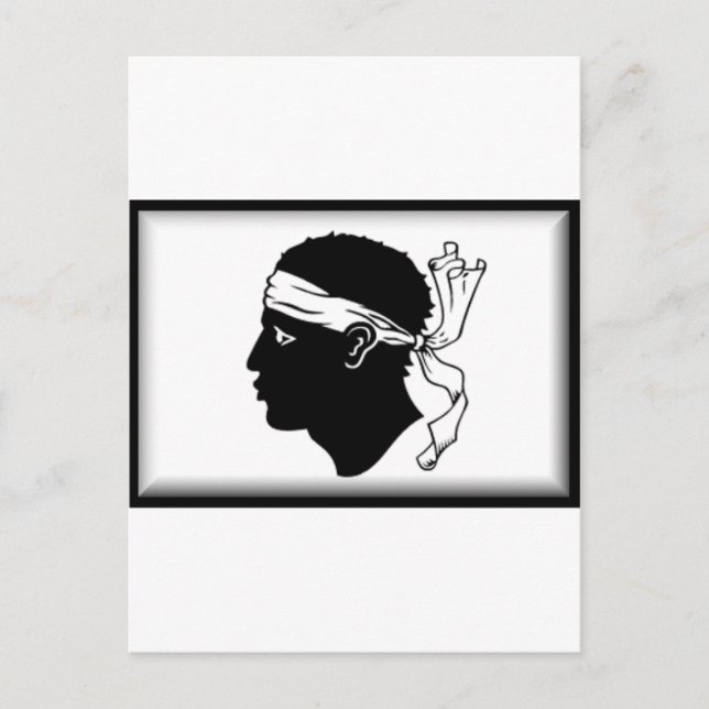 Carte Postale Drapeau Corse (France) (Devant)