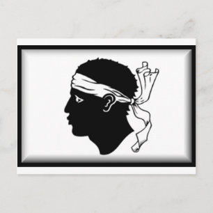 Carte Postale Drapeau Corse (France)