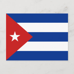 Carte postale Drapeau Cuba