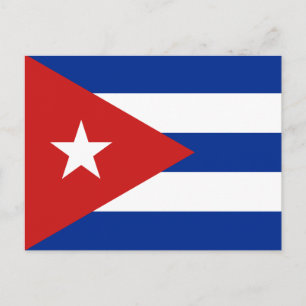 Carte Postale Drapeau Cuba