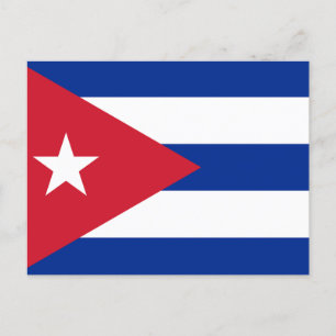 Carte Postale Drapeau Cuba