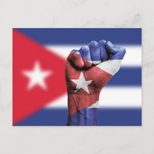 Carte Postale Drapeau cubain