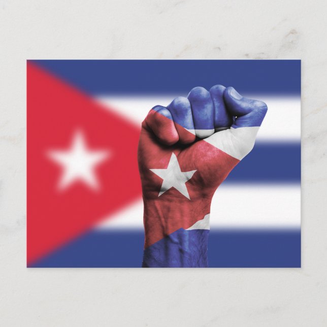 Carte Postale Drapeau cubain (Devant)