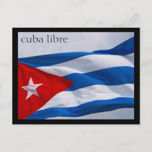 Carte Postale drapeau cubain