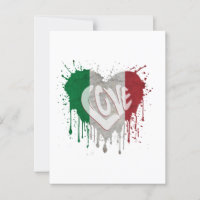 Drapeau d'amour Italie