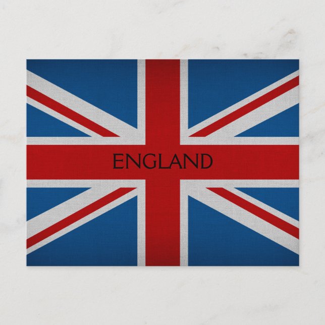 Carte Postale Drapeau d'Angleterre (Devant)
