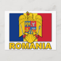 Drapeau d'armoiries de Roumanie