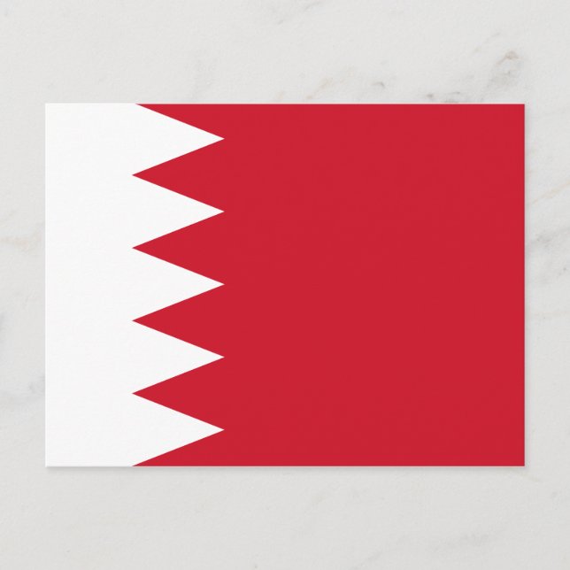 Carte postale Drapeau de Bahreïn (Devant)
