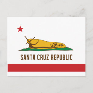 Carte Postale Drapeau de banane de la République de père Noël Cr