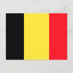 Carte Postale Drapeau de Belgique