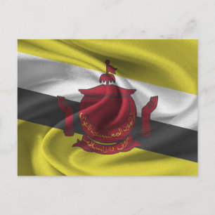 Carte Postale Drapeau de Brunei