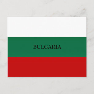 Carte Postale Drapeau de Bulgarie
