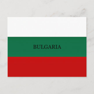 Carte Postale Drapeau de Bulgarie