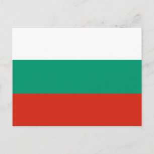 Carte Postale Drapeau de Bulgarie