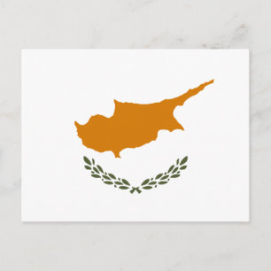 Carte Postale Drapeau de Chypre