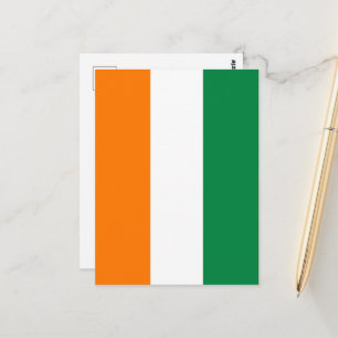Carte Postale Drapeau de Côte d'Ivoire