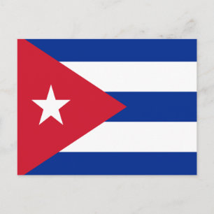 Carte Postale Drapeau de Cuba