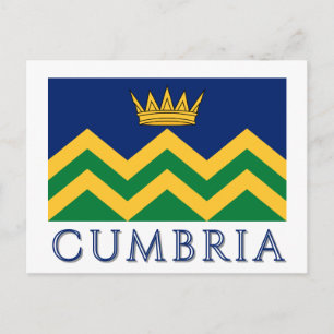 Carte Postale Drapeau de Cumbria (à partir de 2025)
