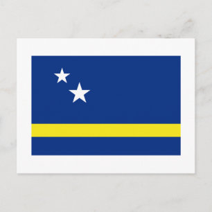 Carte Postale Drapeau de Curaçao