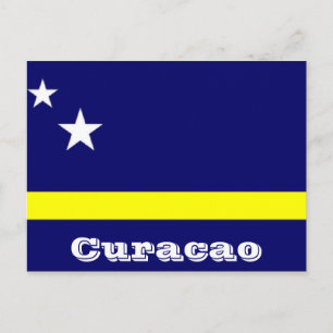 Carte Postale Drapeau de Curacao