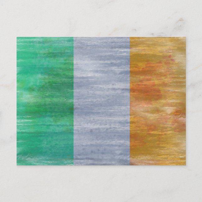 Carte Postale Drapeau de détresse Eire (Devant)