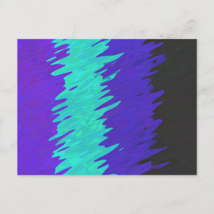 Carte Postale Drapeau de fierté Alexigender Abstrait Squiggly Tr