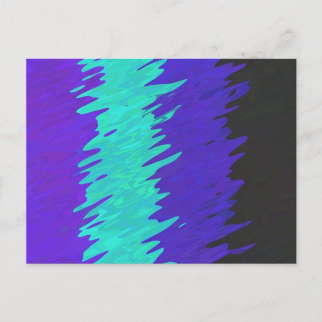 Carte Postale Drapeau de fierté Alexigender Abstrait Squiggly Tr (Devant)