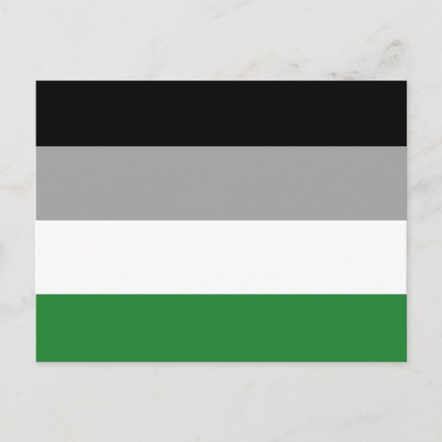 Carte Postale Drapeau de fierté androphile (Devant)