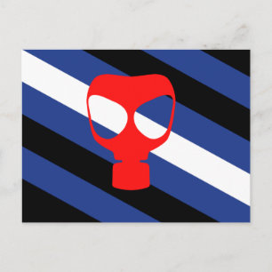 Carte Postale Drapeau de fierté de masque