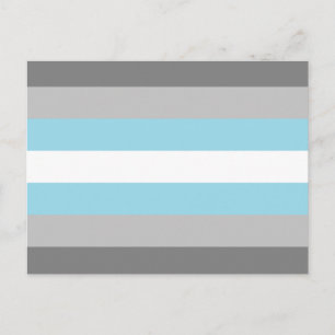 Carte Postale Drapeau de fierté demiboy