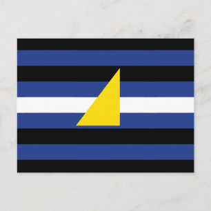 Carte Postale Drapeau de fierté des sports aquatiques