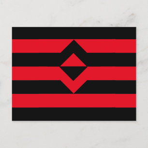 Carte Postale Drapeau de fierté du poing