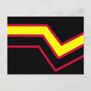 Carte Postale Drapeau de fierté en caoutchouc / latex