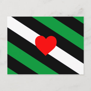 Carte Postale Drapeau de fierté Leather Boi