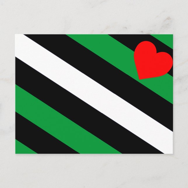 Carte Postale Drapeau de fierté Leather Boi (Devant)