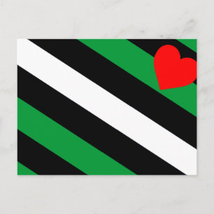 Carte Postale Drapeau de fierté Leather Boi