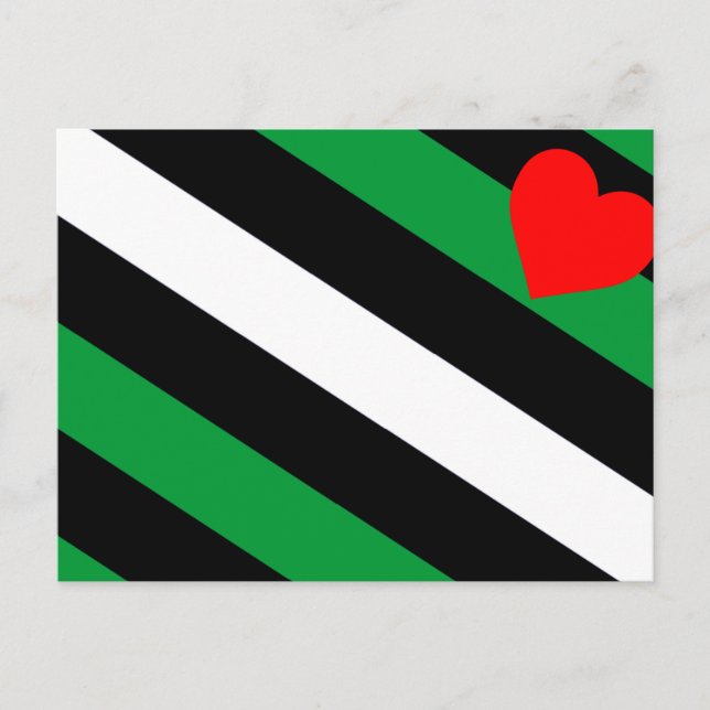 Carte Postale Drapeau de fierté Leather Boi (Devant)