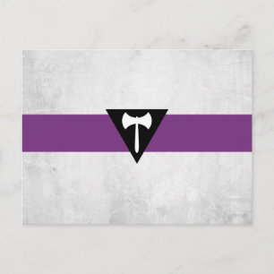Carte Postale Drapeau de fierté lesbienne