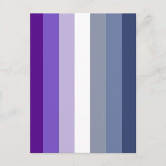 Carte Postale Drapeau de fierté lesbienne Butch (Devant)