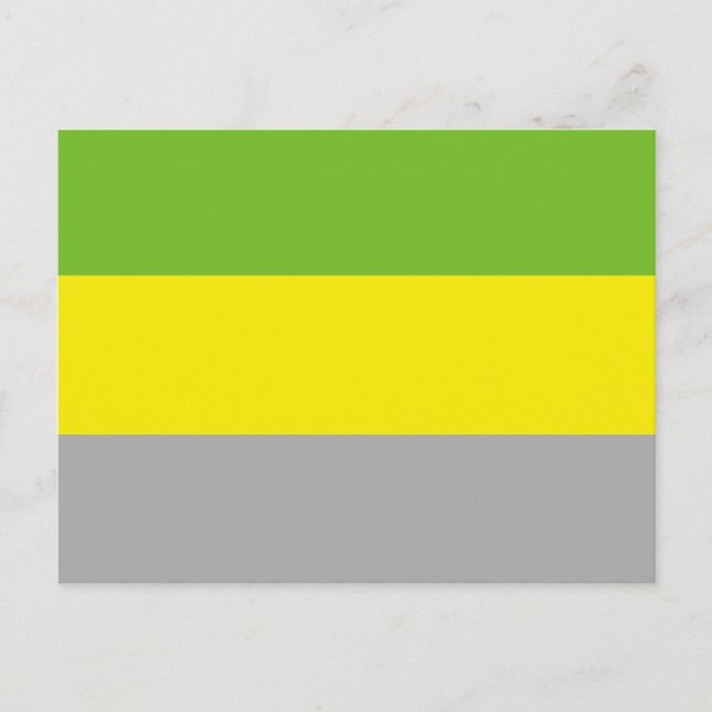 Carte Postale Drapeau de fierté lithromantique (Devant)