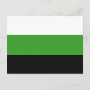 Carte Postale Drapeau de fierté Neutrois