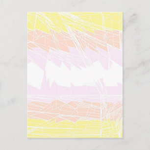 Carte Postale Drapeau de fierté pangender abstrait géométrique G