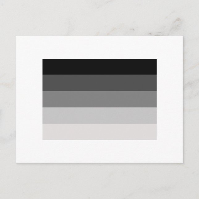 CARTE POSTALE DRAPEAU DE FIERTE STRAIGHT OFFICIEL (Devant)