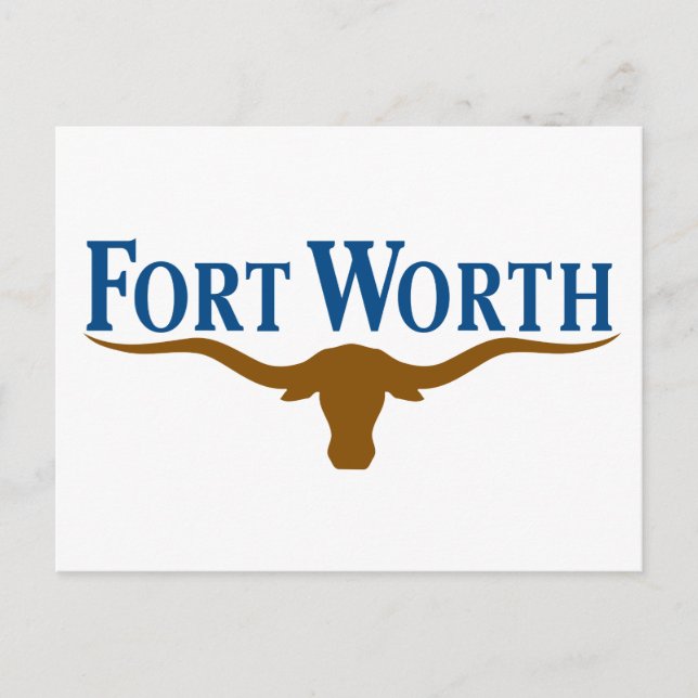 Carte Postale Drapeau de Fort Worth (Texas) (Devant)